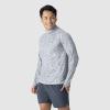 Outdoor Research Men’s Echo Hoodie – Lightweight UPF 15 Sun Shirt, Moisture-Wicking, Odor Control, Breathable(Oyster Traverse Print)