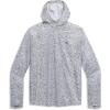 Outdoor Research Men’s Echo Hoodie – Lightweight UPF 15 Sun Shirt, Moisture-Wicking, Odor Control, Breathable(Oyster Traverse Print)