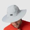 Outdoor Research Sunbriolet Sun Hat | UPF 50+, Breathable & Moisture-Wicking Safari Hiking Hat for Men & Women, SPF Headwear(Light Pewter)