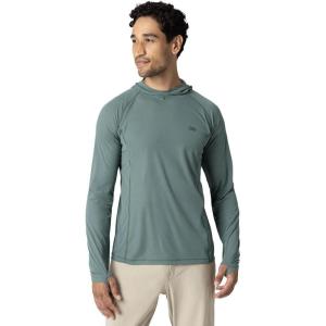 Outdoor Research Men’s Echo Hoodie – Lightweight UPF 15 Sun Shirt, Moisture-Wicking, Odor Control, Breathable(Malachite)