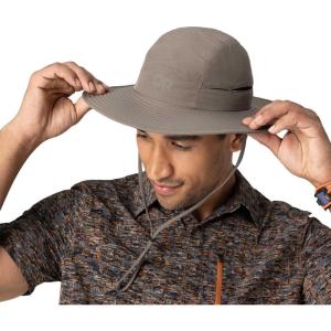 Outdoor Research Sunbriolet Sun Hat | UPF 50+, Breathable & Moisture-Wicking Safari Hiking Hat for Men & Women, SPF Headwear(Gravel)