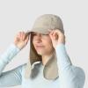 Outdoor Research Insect Shield Cape Cap | Bug Repellent, Athletic Sun Hat with Neck Flap, UPF 50+ Ball Cap for Men & Women(Pro Khaki)