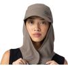 Outdoor Research Astroman Sun Cape Cap | Lightweight Neck Flap Hiking & Running Hat, UPF 30 Protection Ball Cap, Men & Women(Gravel)