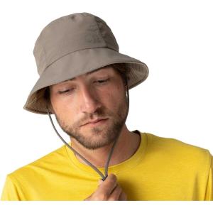 Outdoor Research Sun Bucket Hat | UPF 50+ Protection, Lightweight Packable Hiking Fisherman Hat for Men & Women, Chin Strap(Gravel)