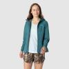Outdoor Research Women’s Ferrosi Hoodie | Wind & Water Resistant, Zippered Pockets, Adjustable Hood, Standard Fit(Mallard)