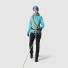Outdoor Research Women’s SkyChaser Jacket | Lightweight Waterproof Mountaineering Shell, Pit Zips, Helmet Compatible Hood(Tidepool)