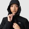 Outdoor Research Women’s Stratoburst Stretch SE Jacket | Waterproof & Windproof Breathable Rain Jacket, Stow In Collar Hood(Black)