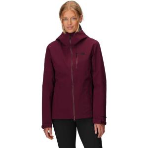 Outdoor Research Women’s Aspire 3L Plus Size Jacket | Waterproof, Windproof, Hooded, Long Sleeve, Standard Fit(Winterberry)