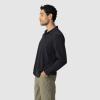 Outdoor Research Men’s Astroman Long Sleeve Sun Shirt | Lightweight UPF 30+ Snap Button Hiking Top, Breathable & Stretchy(Black)