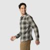 Outdoor Research Men’s Astroman Long Sleeve Sun Shirt | Lightweight UPF 30+ Snap Button Hiking Top, Breathable & Stretchy(Ranger Green Plaid)
