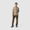 Outdoor Research Men’s Astroman Long Sleeve Sun Shirt | Lightweight UPF 30+ Snap Button Hiking Top, Breathable & Stretchy(Sedona Plaid)