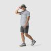 Outdoor Research Men’s Astroman Short Sleeve Sun Shirt | Lightweight UPF 30+ Snap Button Hiking Top, Breathable & Stretchy(Light Pewter Plaid)