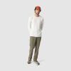 Outdoor Research Men’s Eclipse Sun Long Sleeve Tee | Water & Wind Resistant, Breathable UPF 50+ Lightweight Workout Top(Oyster)