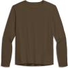 Outdoor Research Men’s Eclipse Sun Long Sleeve Tee | Water & Wind Resistant, Breathable UPF 50+ Lightweight Workout Top(Dark Olive)