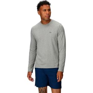 Outdoor Research Men’s ActiveIce Spectrum Sun Long Sleeve Tee(Grey Heather)