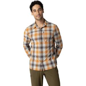 Outdoor Research Men’s Astroman Long Sleeve Sun Shirt | Lightweight UPF 30+ Snap Button Hiking Top, Breathable & Stretchy(Sedona Plaid)