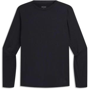 Outdoor Research Men’s Eclipse Sun Long Sleeve Tee | Water & Wind Resistant, Breathable UPF 50+ Lightweight Workout Top(Black)