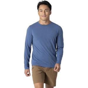 Outdoor Research Men’s Eclipse Sun Long Sleeve Tee | Water & Wind Resistant, Breathable UPF 50+ Lightweight Workout Top(Skyline)