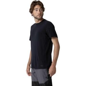 Outdoor Research Men’s Eclipse Sun T-Shirt | Lightweight UPF 50+ Short Sleeve Hiking Tee, Moisture Wicking Workout Shirt(Black)