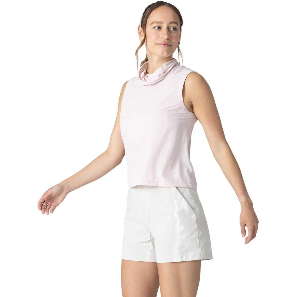 imageOutdoor Research Womens Astroman Air Sun Tank  High Neck Lightweight UPF 30 Hiking Top Quick Dry Sporty Workout ShirtCherry Blossom