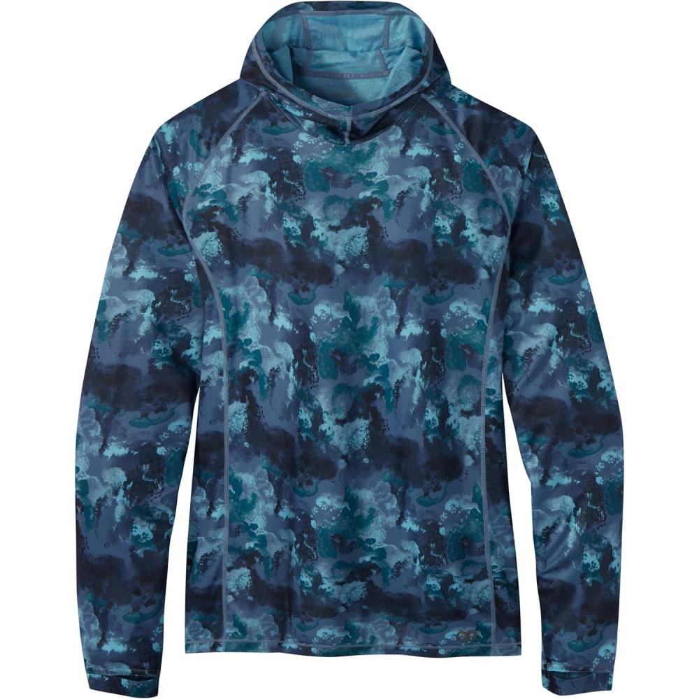 imageOutdoor Research Womens Echo Printed HoodieDeep Lake Watercolor