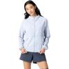 Outdoor Research Women’s Astroman Full Zip Sun Hoodie | Lightweight UPF 30+ Shirt for Hiking & Hot Weather, Moisture Wicking(Titanium Tamarack Print)