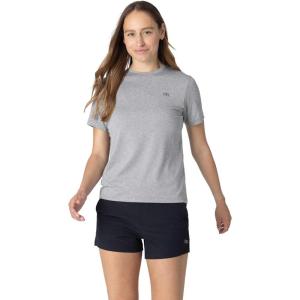 Outdoor Research Women’s ActiveIce Spectrum Sun T-Shirt | Cooling UPF 50+ Short Sleeve Hiking Top, Lightweight UV Shirt(Grey Heather)