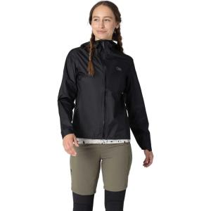 Outdoor Research Women’s Helium UL Jacket | Lightweight Waterproof Rain Jacket, Breathable, Windproof, Fully Seam Taped(Black)