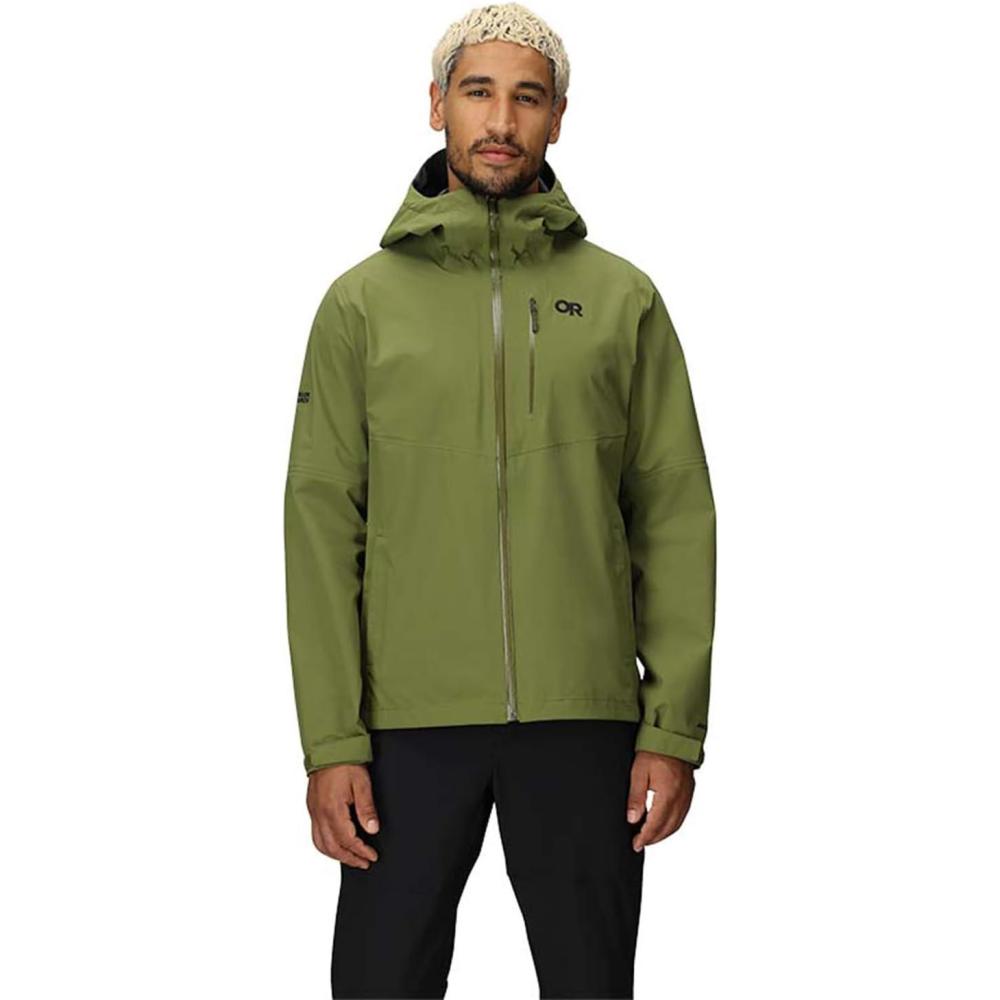 imageOutdoor Research Mens Foray 3L Jacket  Waterproof Windproof Hooded Long Sleeve Standard FitWillow
