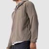 Outdoor Research Men’s Astroman Full Zip Sun Hoodie | Lightweight UPF 30+ Shirt for Hiking & Hot Weather, Moisture Wicking(Gravel)