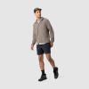Outdoor Research Men’s Astroman Full Zip Sun Hoodie | Lightweight UPF 30+ Shirt for Hiking & Hot Weather, Moisture Wicking(Gravel)