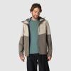 Outdoor Research Men’s Foray 3L Jacket | Waterproof, Windproof, Hooded, Long Sleeve, Standard Fit(Pro Khaki/Gravel)