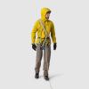 Outdoor Research Men’s SkyChaser Jacket | Lightweight Waterproof Mountaineering Shell, Pit Zips, Helmet Compatible Hood(Amber)