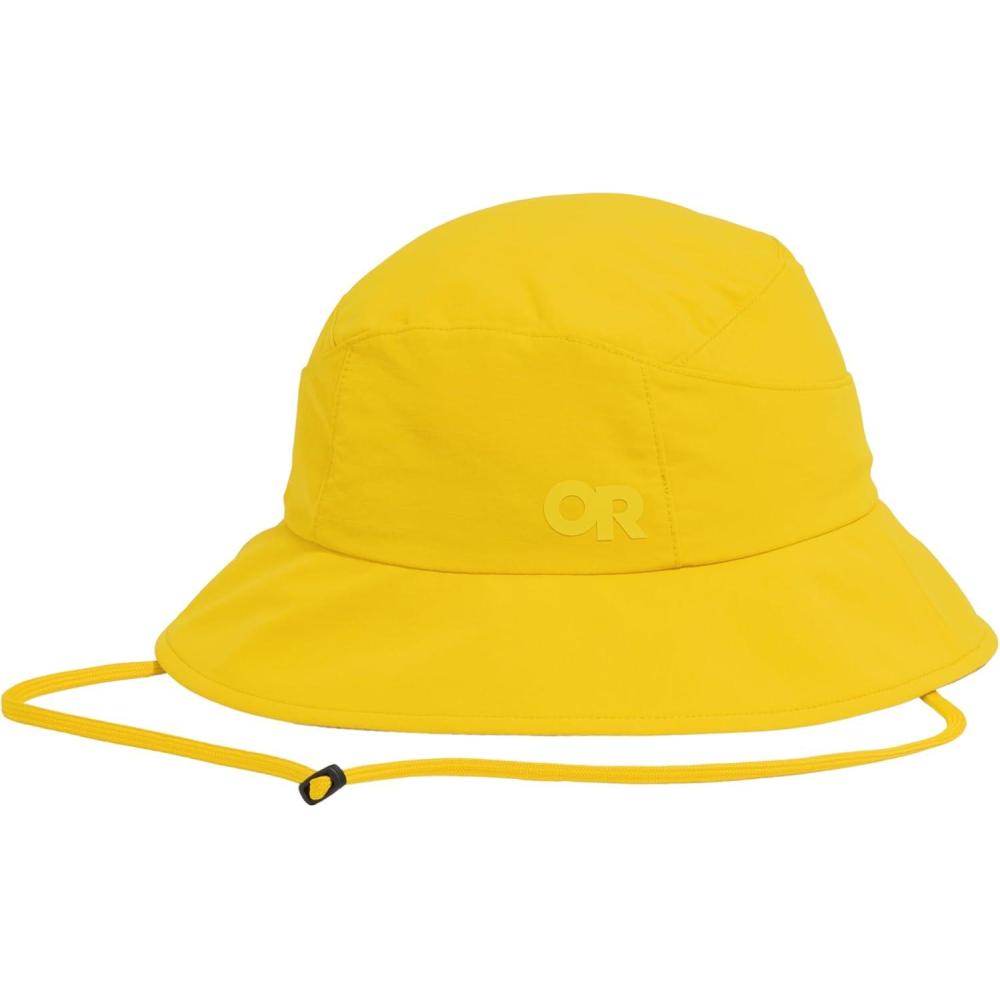 imageOutdoor Research Sun Bucket Hat  UPF 50 Protection Lightweight Packable Hiking Fisherman Hat for Men amp Women Chin StrapAmber