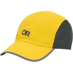 Outdoor Research Swift Cap – Lightweight UPF Sun Hat with Breathable Mesh for Men & Women, Hiking, Running and Travel(Amber Reflective)