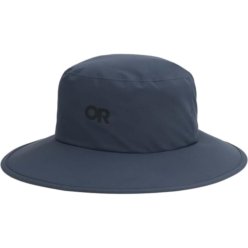 imageOutdoor Research Stratoburst Rain Hat  Waterproof Windproof Breathable Adjustable Chin Cord Stiffened Brim with FoamAtlantic