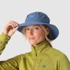 Outdoor Research Stratoburst Rain Hat | Waterproof, Windproof, Breathable, Adjustable Chin Cord, Stiffened Brim with Foam(Skyline)