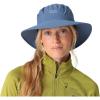 Outdoor Research Stratoburst Rain Hat | Waterproof, Windproof, Breathable, Adjustable Chin Cord, Stiffened Brim with Foam(Skyline)