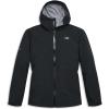 Outdoor Research Women’s Stratoburst Stretch Rain Jacket – Plus | Windproof & Waterproof Jacket, Adjustable Hood, Pit Zips(Black)