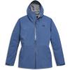Outdoor Research Women’s Stratoburst Stretch Rain Jacket – Plus | Windproof & Waterproof Jacket, Adjustable Hood, Pit Zips(Skyline)