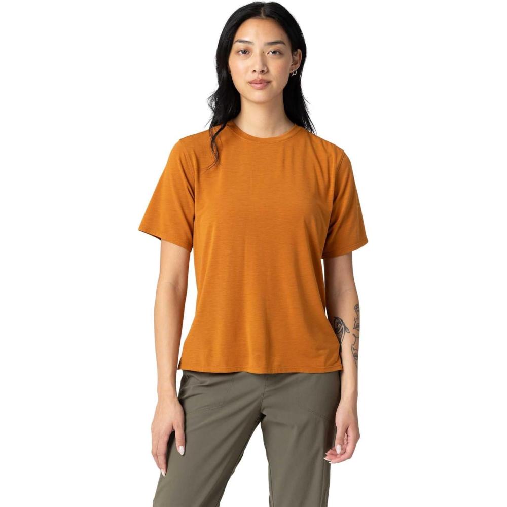 imageOutdoor Research Womens Eclipse Sun TShirt  Lightweight UPF 50 Short Sleeve Hiking Tee Moisture Wicking Workout ShirtSedona