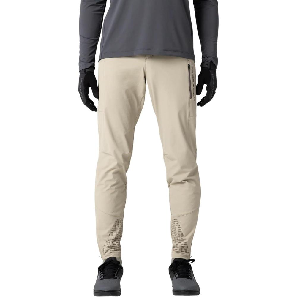 imageOutdoor Research Mens Freewheel Ride Biking Pants  Water Wind Abrasion Resistant Quick Drying UPF 50 Trim FitPro Khaki