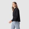 Outdoor Research Women’s Astroman Long Sleeve Sun Shirt | Lightweight UPF 30+ Snap Button Hiking Top, Breathable & Stretchy(Black)