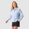 Outdoor Research Women’s Astroman Long Sleeve Sun Shirt | Lightweight UPF 30+ Snap Button Hiking Top, Breathable & Stretchy(Fjord)