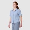 Outdoor Research Women’s Astroman Short Sleeve Sun Shirt | Lightweight UPF 30+ Snap Button Hiking Top, Breathable & Stretchy(Fjord)