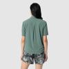 Outdoor Research Women’s Astroman Short Sleeve Sun Shirt | Lightweight UPF 30+ Snap Button Hiking Top, Breathable & Stretchy(Malachite)
