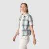 Outdoor Research Women’s Astroman Short Sleeve Sun Shirt | Lightweight UPF 30+ Snap Button Hiking Top, Breathable & Stretchy(Tidal Plaid)