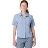 Outdoor Research Women’s Astroman Short Sleeve Sun Shirt | Lightweight UPF 30+ Snap Button Hiking Top, Breathable & Stretchy(Fjord)