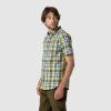 Outdoor Research Men’s Rooftop Short Sleeve Shirt – Button Down Shirt for Men(Dark Olive Plaid)