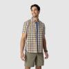 Outdoor Research Men’s Rooftop Short Sleeve Shirt – Button Down Shirt for Men(Sedona Plaid)
